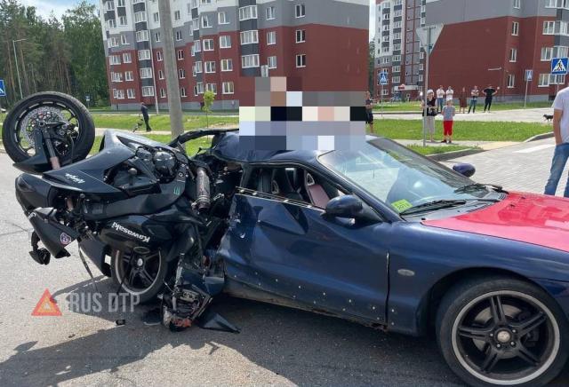 Мотоциклист погиб в ДТП в Солигорске