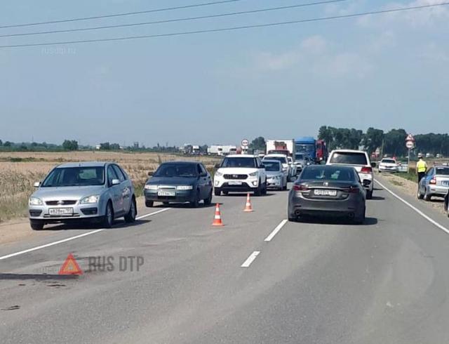 13 автомобилей столкнулись в Краснодарском крае