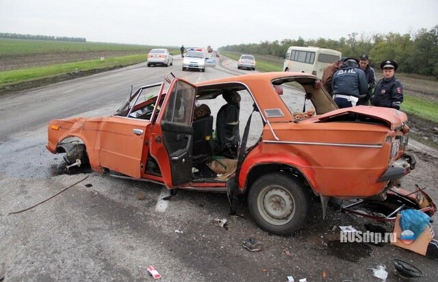 Тройное ДТП в Ростовской области 