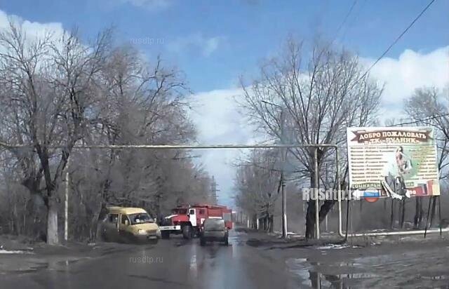 В Сызрани пожарная машина столкнулась с маршруткой