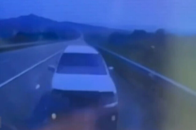 Видеорегистратор запечатлел последние секунды жизни водителя на трассе под Уссурийском 