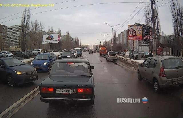 ДТП с маршруткой в Воронеже