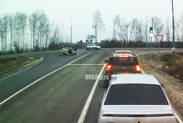 ДТП на перекрестке в Московской области