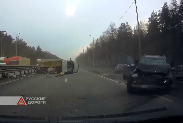 «Шашки» за рулем привели к ДТП на трассе М-7 «Волга» в Московской области