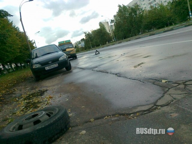 У ГАЗельки отвалилось колесо 