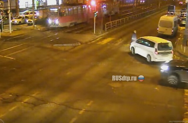 Наезд на пешехода в Краснодаре сняла камера