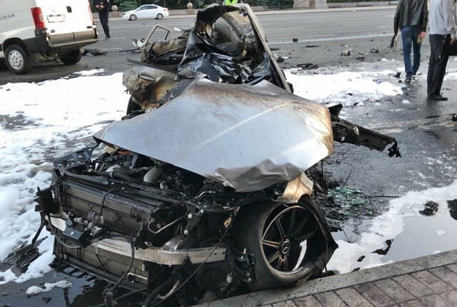 Три человека погибли на Кутузовском проспекте из-за мажора на «Мерседесе» 