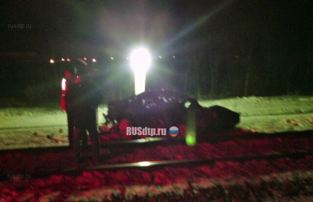 В Пермском крае в ДТП с поездом и легковушкой погибли два человека 