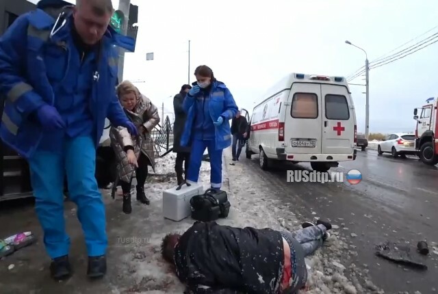 В Калуге в ДТП с участием маршрутки пострадали 10 человек 