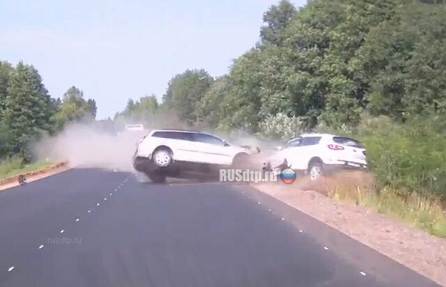 В Псковской области уснувший водитель устроил ДТП