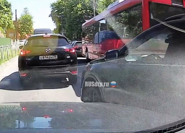 Инцидент на улице Судостроительной в Калининграде