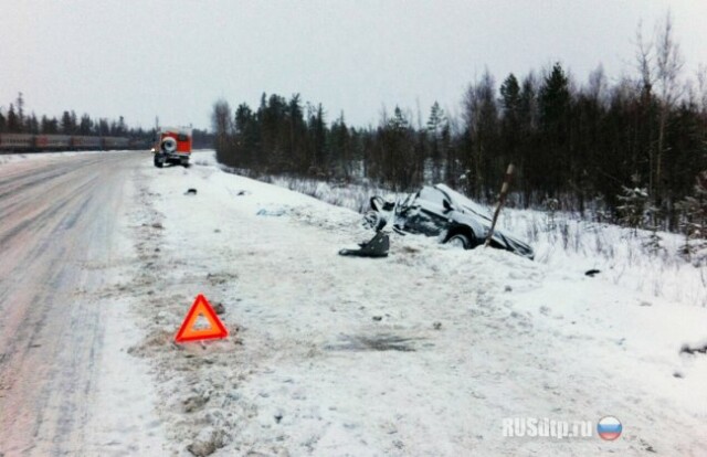 Неопытная девушка на «Hyundai» влетела в КАМАЗ под Нижневартовском 