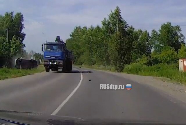 ДТП с переворотом