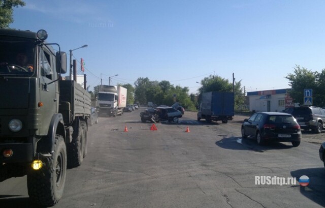 Женщина в Ульяновске устроила ДТП 