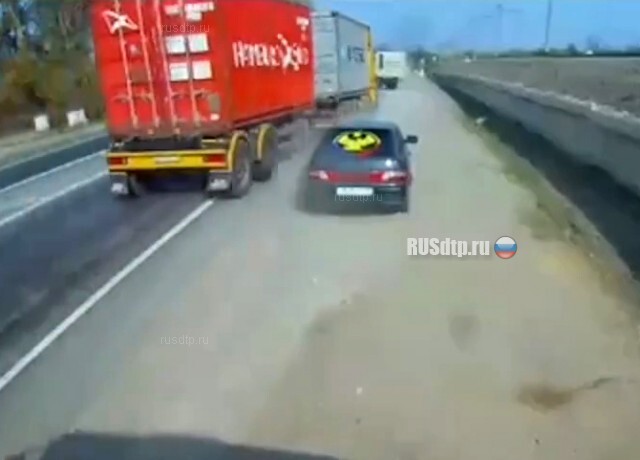 ДТП с грузовиками в Новороссийске