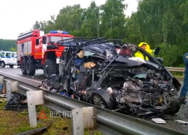 Водитель «Тойоты» погиб в ДТП на трассе «Енисей» 