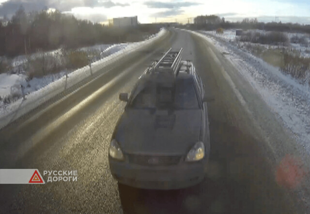 Видеорегистратор грузовика запечатлел момент смертельного ДТП в Челябинской области