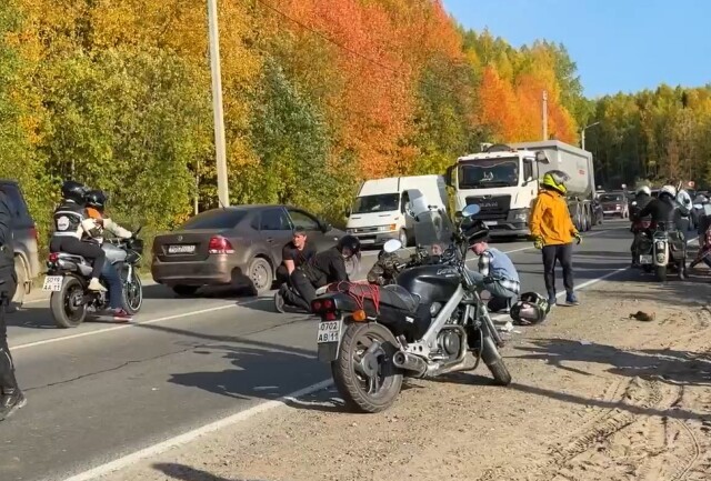 Байкер погиб во время закрытия мотосезона в Ухте
