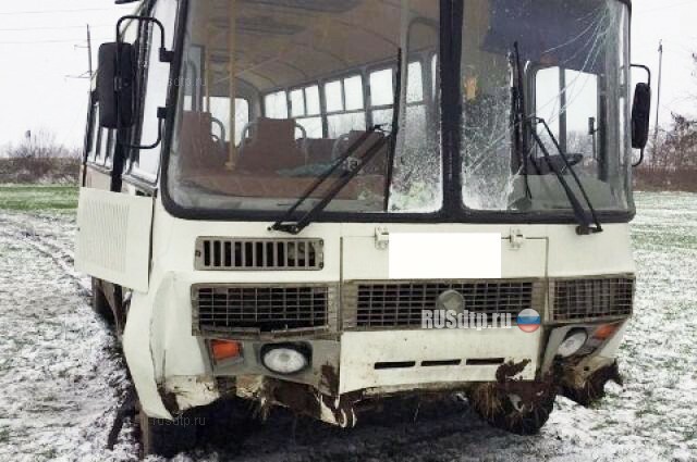 На Ставрополье в съехавшем в кювет автобус пострадали 15 человек 