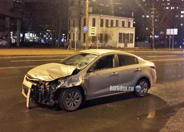 В Петербурге лихач на Kia насмерть сбил парня с девушкой. ВИДЕО 