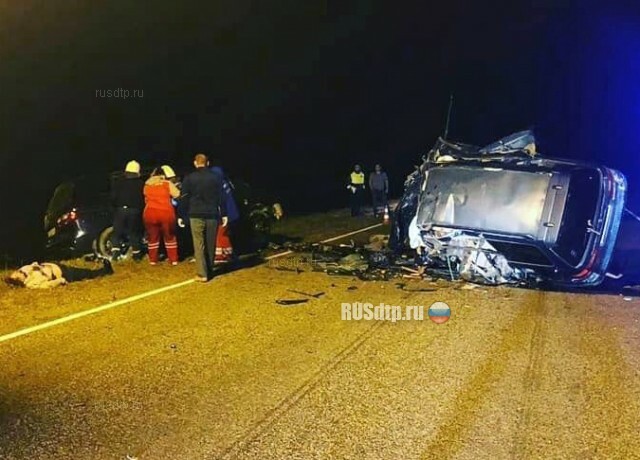 На Кубани в лобовом столкновении автомобилей погибли 5 человек 