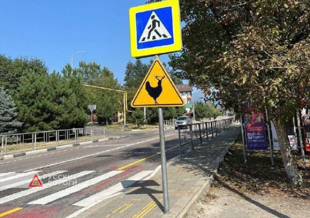В Сочи появились новые дорожные знаки 