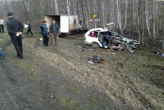 Трое взрослых и ребенок погибли в ДТП в Новосибирской области 