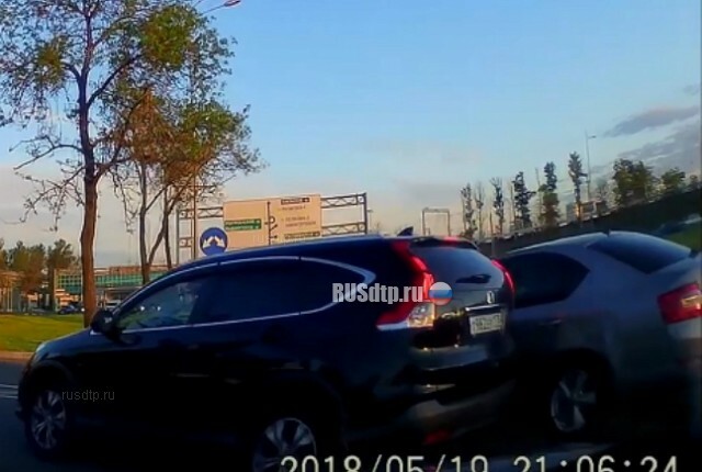 Столкновение на Пулковском шоссе