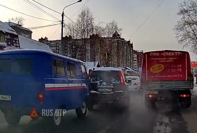 ДТП на улице Сибирской в Томске