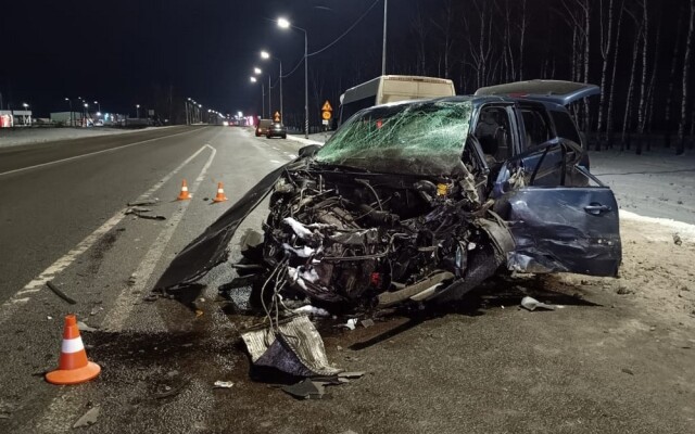 Два водителя погибли в тройном ДТП под Брянском 