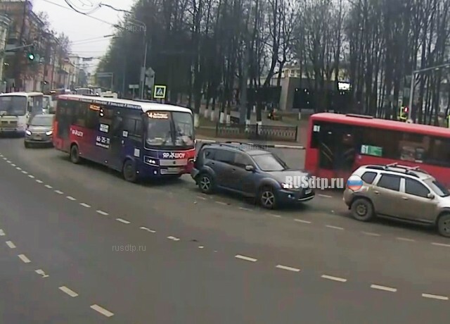ДТП с участием автобуса на Красной площади