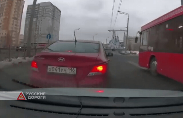 ДТП на одной из улиц Казани 