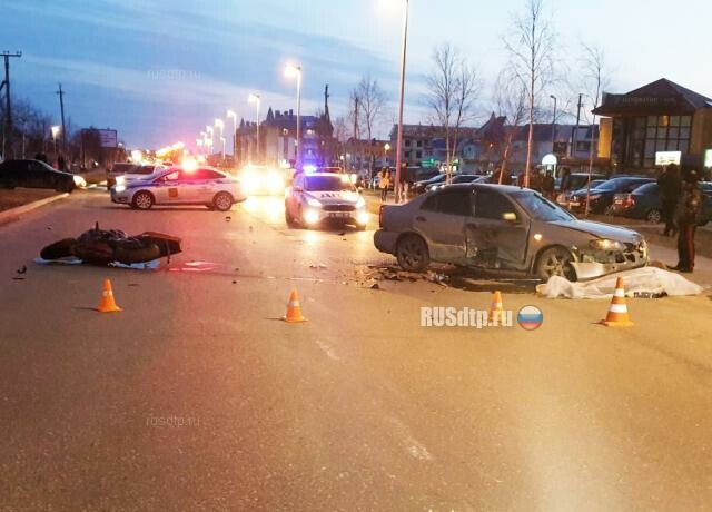 Мотоциклист погиб в ДТП в Губкинском. ВИДЕО 