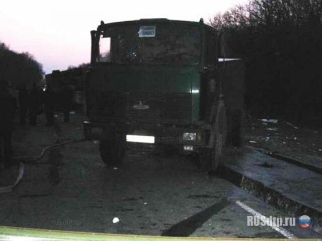 Под Харьковом автобус столкнулся с грузовиком 