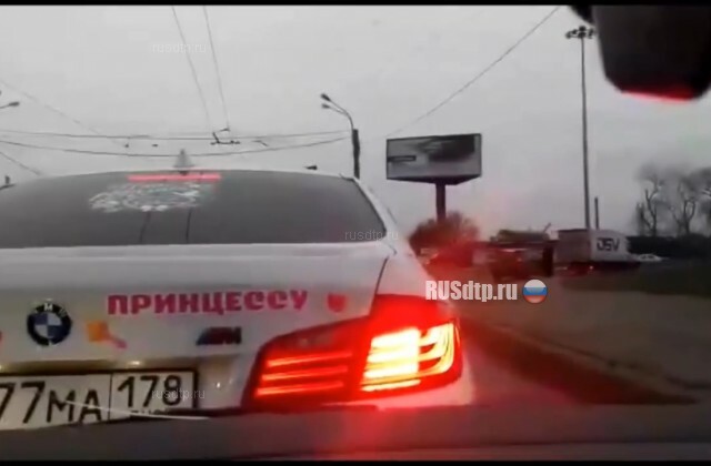 Конфликт на дороге в Санкт-Петербурге