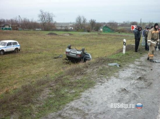 На Кубани в лобовую сошлись два ВАЗа 