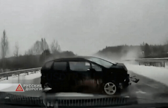 Момент смертельной аварии в Свердловской области