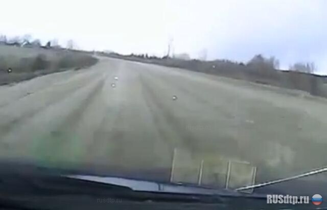 Перевернулся на большой скорости 