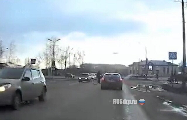 Сбил велосипедиста 