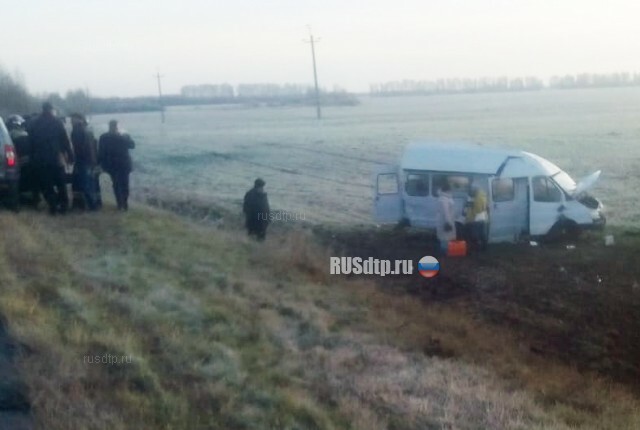 В Ульяновской области перевернулась маршрутка. Пострадали 17 человек 