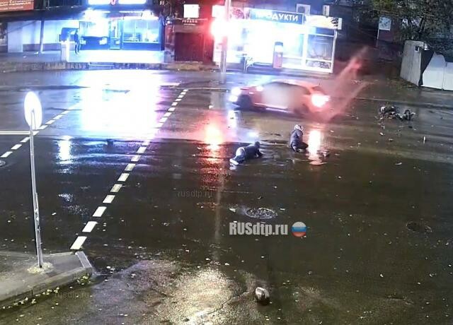 ДТП со скутером в Киеве