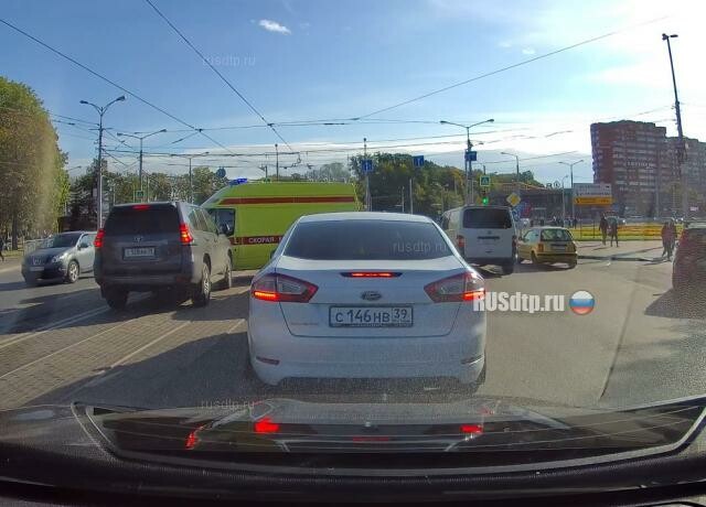 ДТП с участием скорой в Калининграде