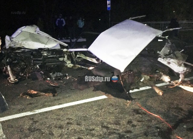 «Девятку» разорвало на части в результате ДТП на автодороге Крымск – Джигинка 