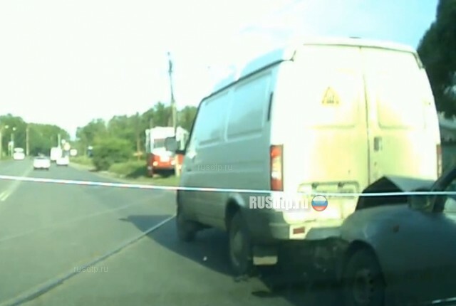 Невнимательность на дороге в Омске