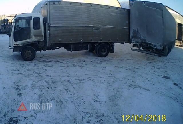 Фургон уехал без водителя