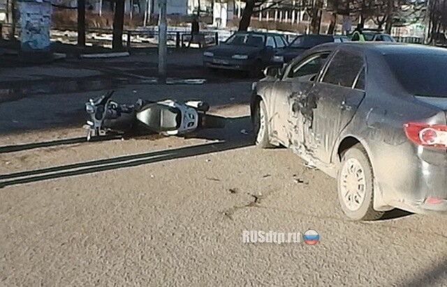 Авария со скутером в Чистополе 