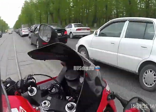 Мото авария в Новосибирске