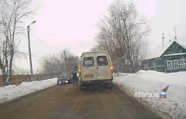 Пешеход и водитель 