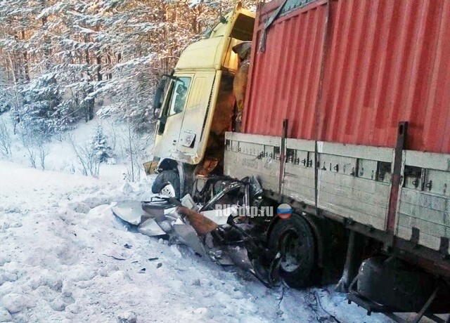 «Хонду» разорвало на части на трассе «Тюмень – Ханты-Мансийск» 