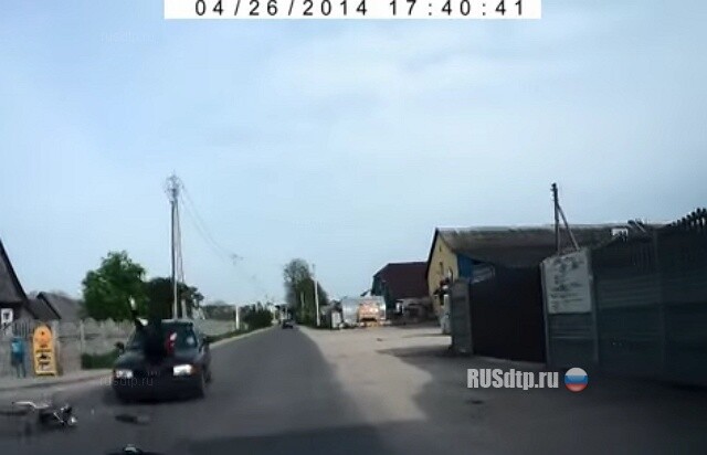 Сбил велосипедистку 